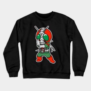 Kamen Rider V3 Chibi Style Kawaii Crewneck Sweatshirt